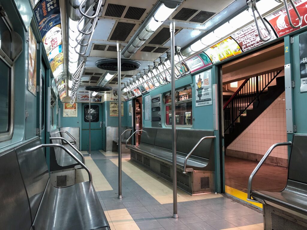 Interni della metropolitana di new York